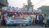 লাকসামে বিএনপির মহাসচিবের আগমন উপলক্ষে আনন্দ মিছিল